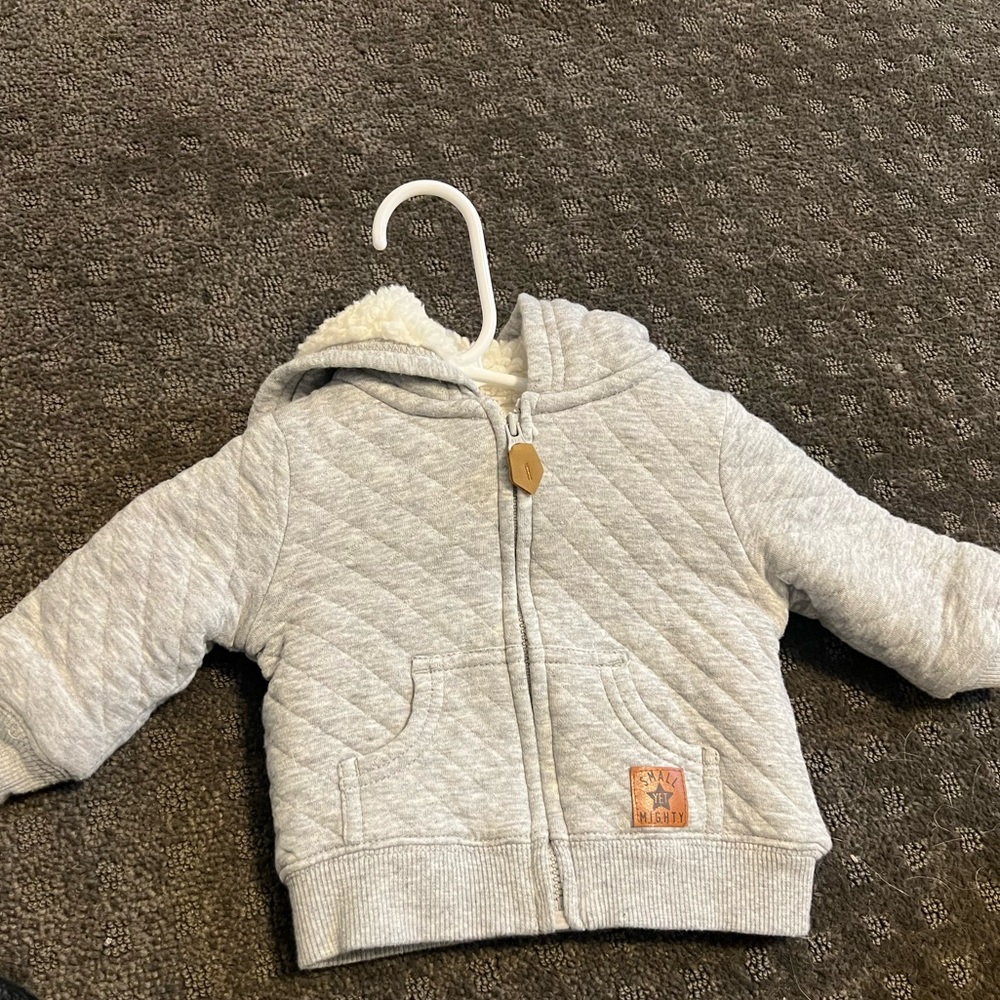 Carters 3 month zip up hoodie